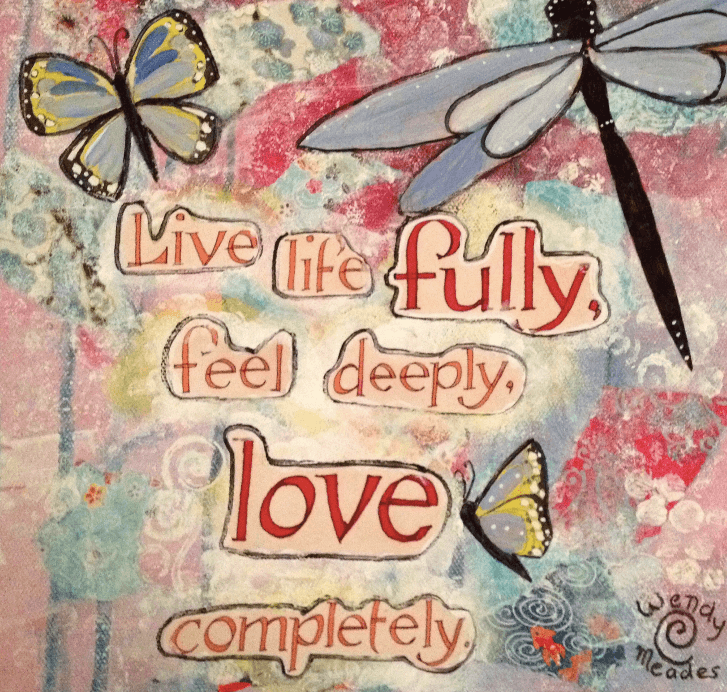 Live Life Fully | One River School | Art Savvy