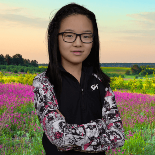 Rachael Y., 11, has been a student at One River School Frisco (TX) for about 2 years