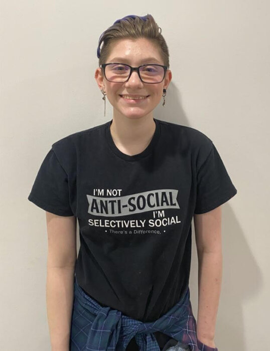 Jax T., 17, has been a student at One River Hartsdale (NY) for 5 years