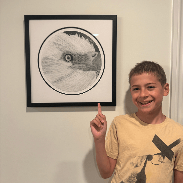 Julian, 10, student at One River Millburn (NJ), for 2.5 years