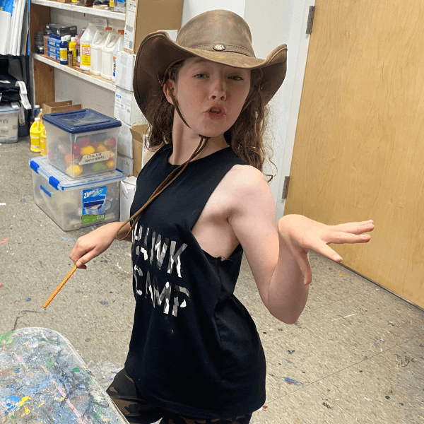 Riley, 11, student at One River School Larchmont (NY) for about 2 years